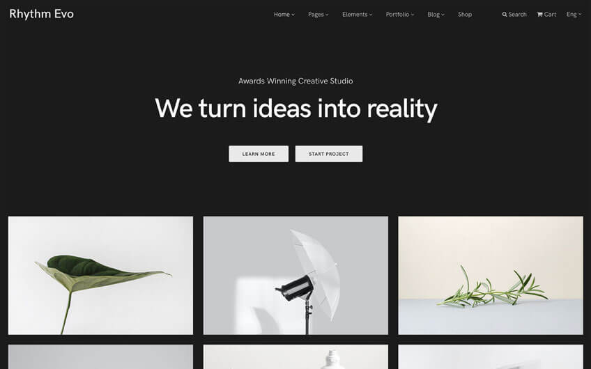 Rhythm — One & Multi Page Creative Template