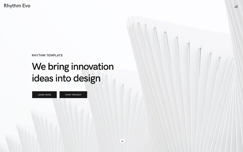 Rhythm — One & Multi Page Creative WordPress Theme